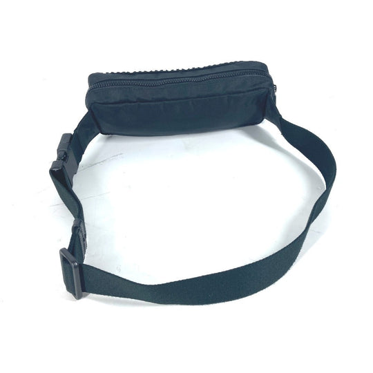 VERSACE Sling bag Nylon black By color logo unisex(Unisex) Used Authentic