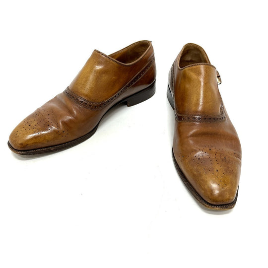Berluti Dress shoes leather Brown Side Single mens 6 Used Authentic
