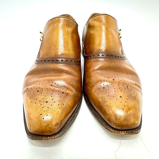 Berluti Dress shoes leather Brown Side Single mens 6 Used Authentic