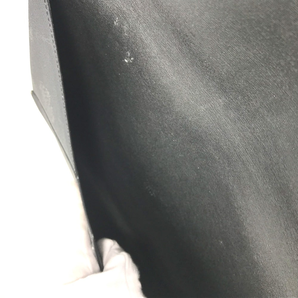 Berluti Clutch bag leather black logo mens Used Authentic