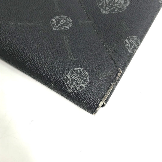 Berluti Clutch bag leather black logo mens Used Authentic