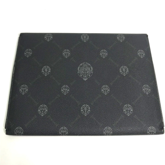 Berluti Clutch bag leather black logo mens Used Authentic
