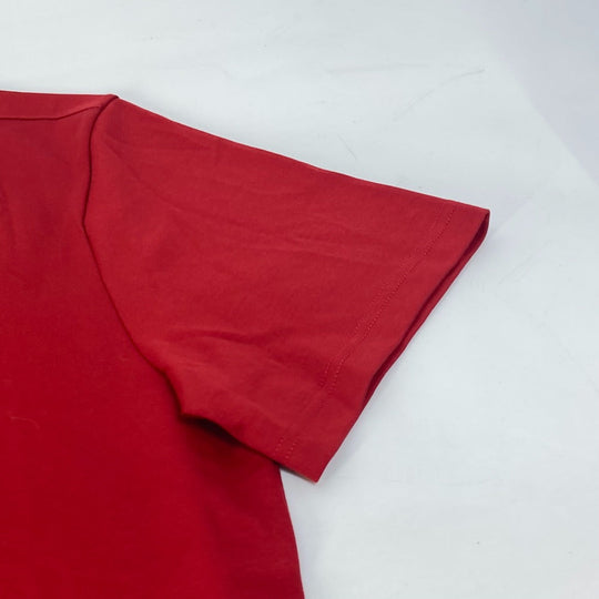 Berluti Short sleeve T-shirt cotton Red logo mens M Used Authentic