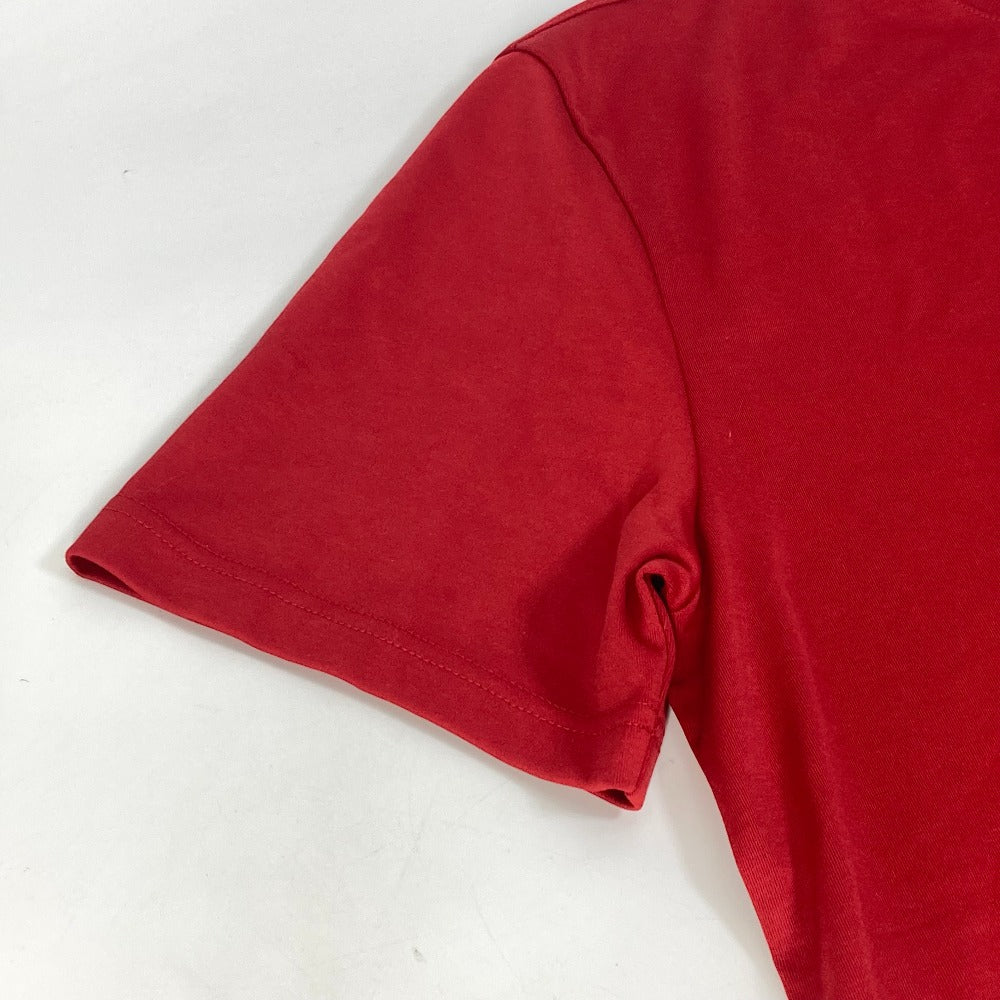 Berluti Short sleeve T-shirt cotton Red logo mens M Used Authentic