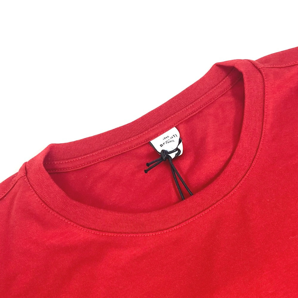 Berluti Short sleeve T-shirt cotton Red logo mens M Used Authentic