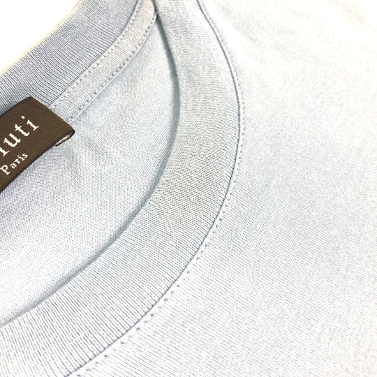 Berluti Short sleeve T-shirt cotton blue Apparel T-shirt tops pocket mens S Used Authentic