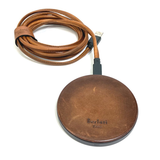 Berluti Other miscellaneous goods leather Brown wireless charger native union mens(Unisex) Used Authentic