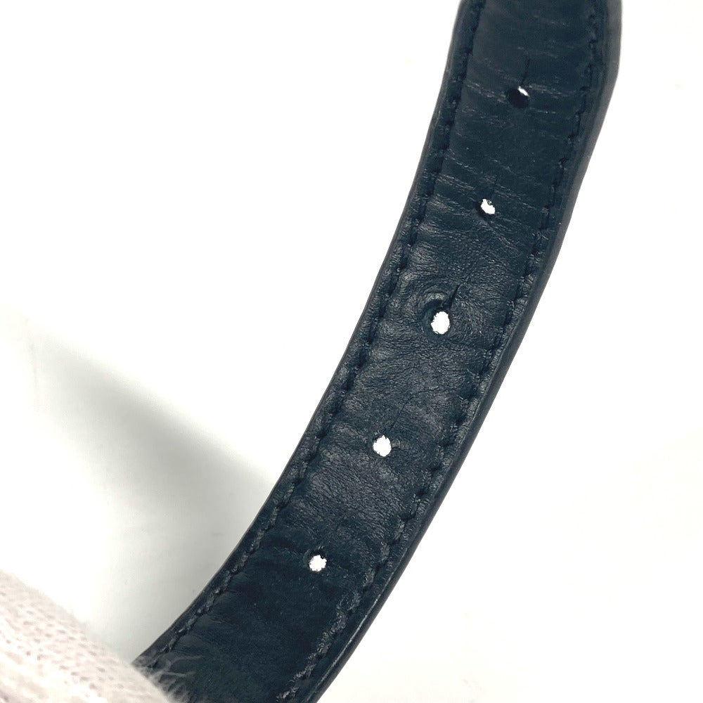 Berluti bracelet leather black Bangle accessories logo mens Used Authentic