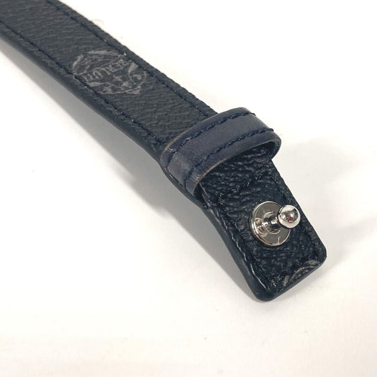 Berluti bracelet leather black Bangle accessories logo mens Used Authentic