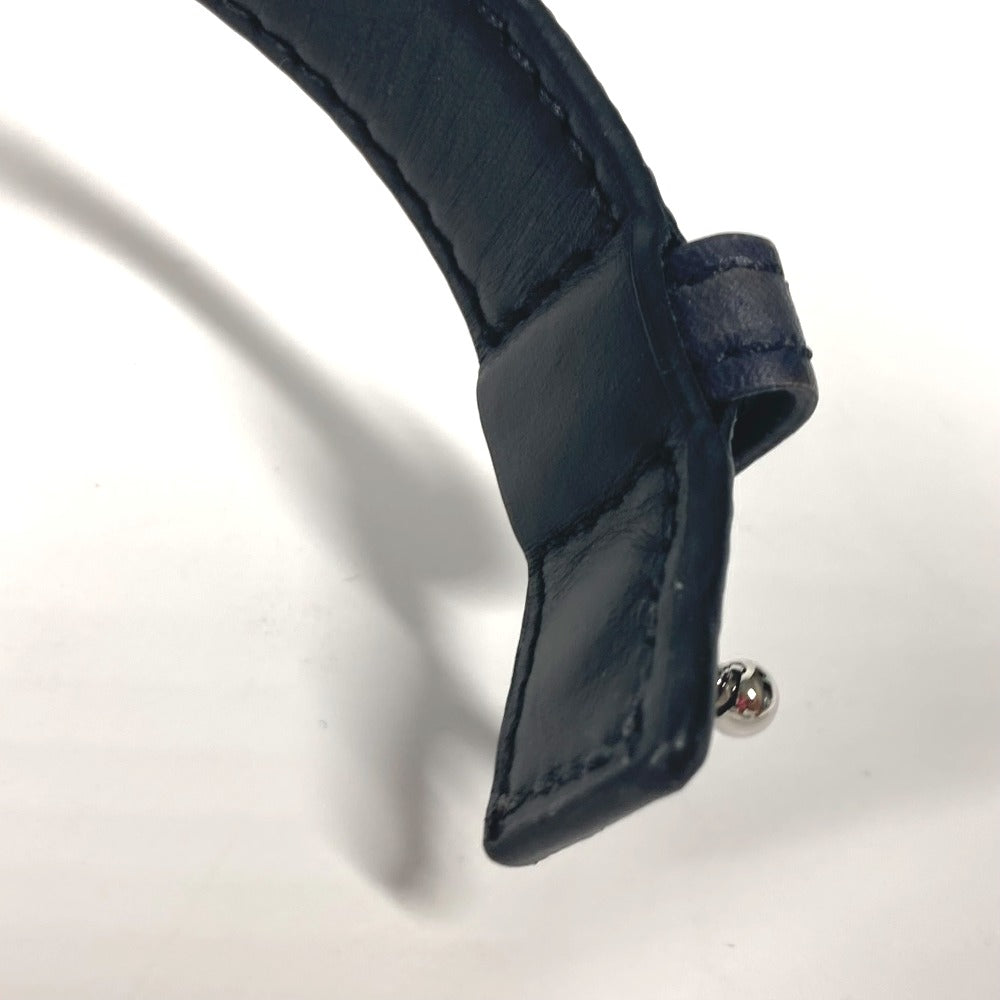 Berluti bracelet leather black Bangle accessories logo mens Used Authentic