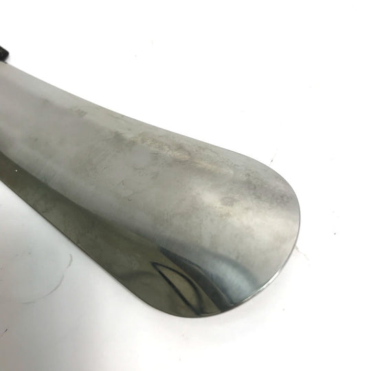Berluti Shoehorn Leather, Metal khaki Shoehorn mens Used Authentic