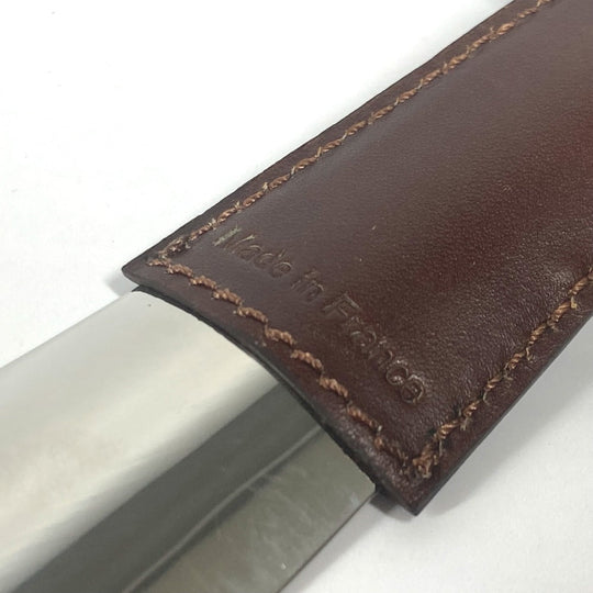 Berluti Shoehorn Metal, Leather Silver logo shoehorn