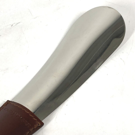 Berluti Shoehorn SHOE_HORN_GM-V1 Leather, Metal Brown logo shoehorn