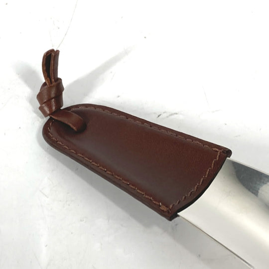 Berluti Shoehorn SHOE_HORN_GM-V1 Leather, Metal Brown logo shoehorn