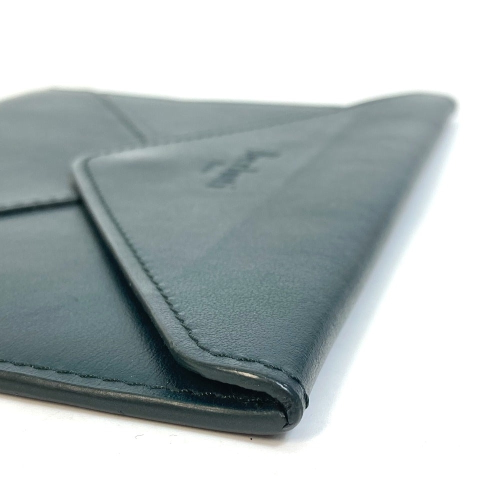 Berluti Pouch leather Green flat multi case logo Women Used Authentic