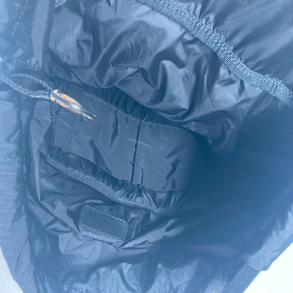 Berluti Backpack Leather / nylon blue logo mens Used Authentic