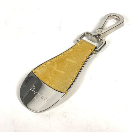 Berluti key ring Leather, Metal yellow logo shoehorn unisex(Unisex) Used Authentic