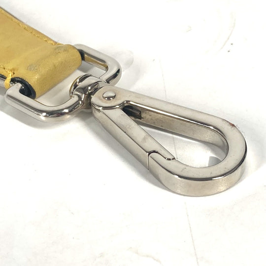 Berluti key ring Leather, Metal yellow logo shoehorn unisex(Unisex) Used Authentic