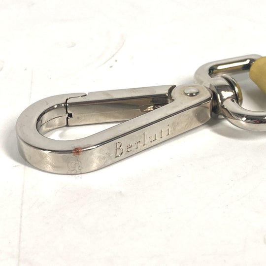 Berluti key ring Leather, Metal yellow logo shoehorn unisex(Unisex) Used Authentic