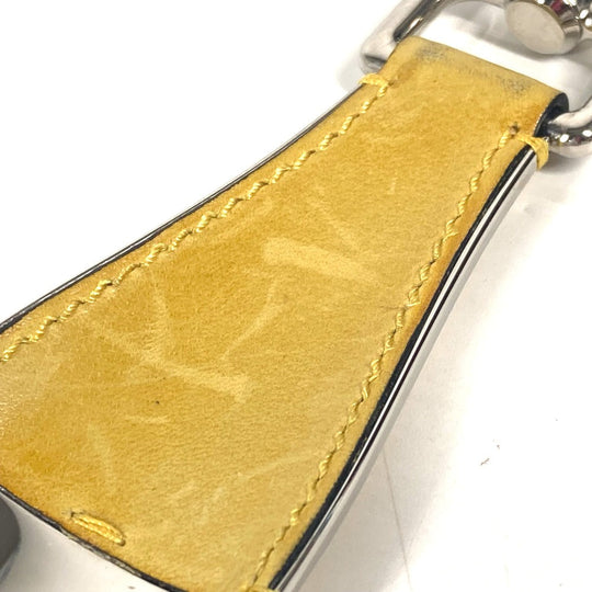 Berluti key ring Leather, Metal yellow logo shoehorn unisex(Unisex) Used Authentic