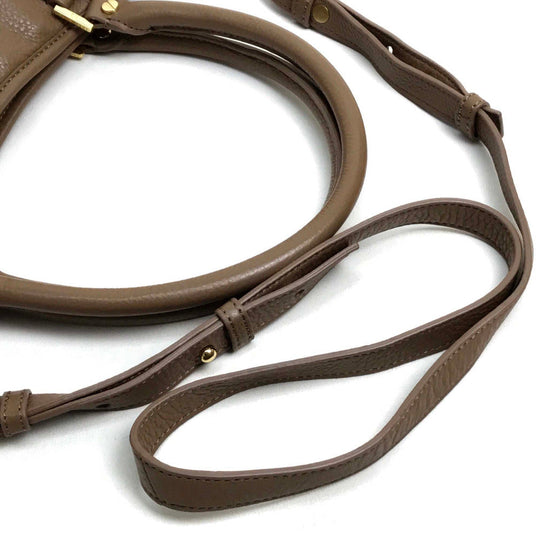 Tory Burch Tote Bag leather Brown logo Tote Bag
