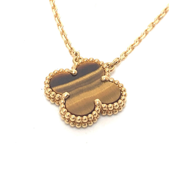 Van Cleef & Arpels Necklace 18K gold Vintage alhambra Women Used Authentic