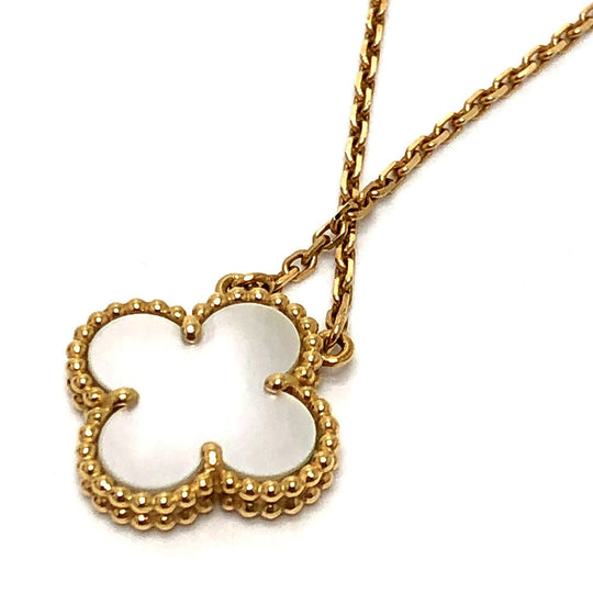 Van Cleef & Arpels Necklace 18K Yellow Gold gold Vintage alhambra Women Used Authentic