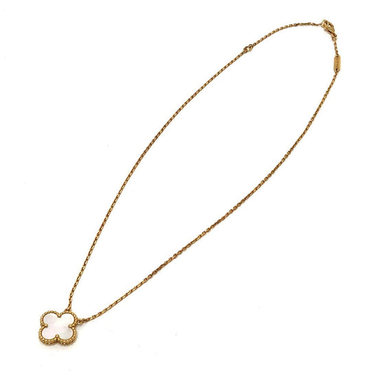 Van Cleef & Arpels Necklace 18K Yellow Gold gold Vintage alhambra Women Used Authentic