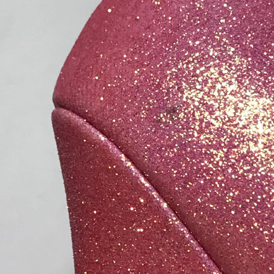 Christian Louboutin pumps Lame processed leather pink Glitter Women 36 Used Authentic
