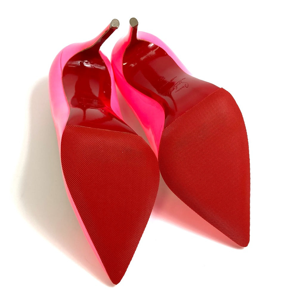 Christian Louboutin pumps 3140495 Patent leather Fluorescent pink Pigalle Follies Women 36 Used Authentic
