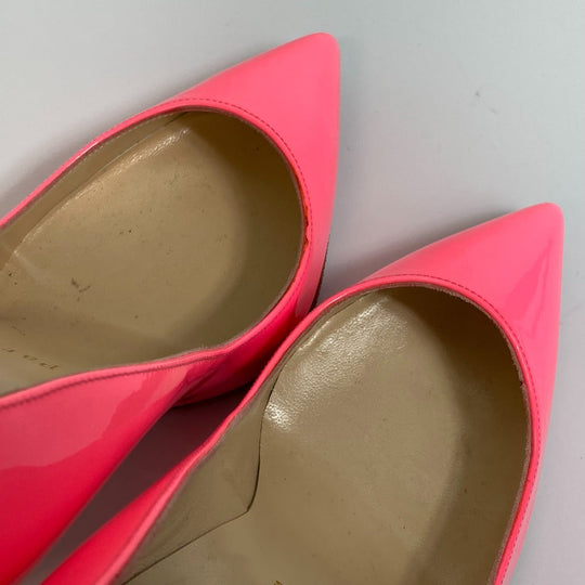 Christian Louboutin pumps 3140495 Patent leather Fluorescent pink Pigalle Follies Women 36 Used Authentic