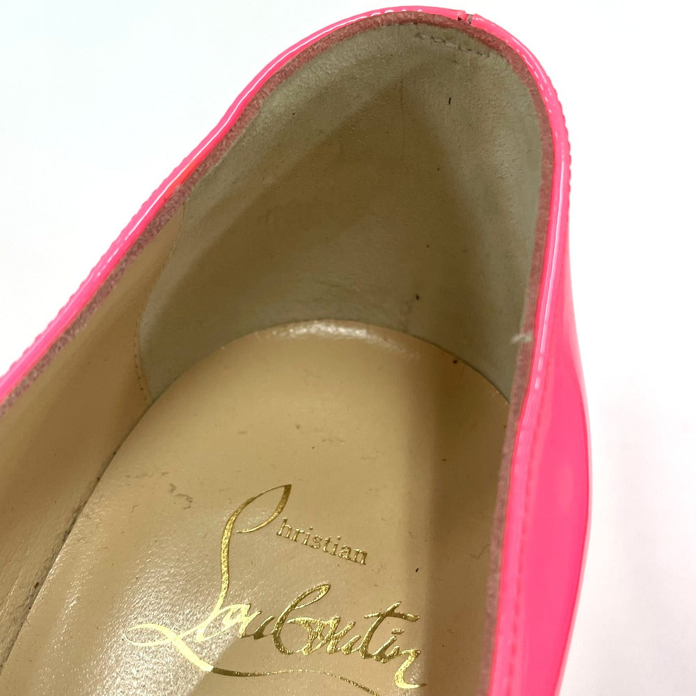 Christian Louboutin pumps 3140495 Patent leather Fluorescent pink Pigalle Follies Women 36 Used Authentic