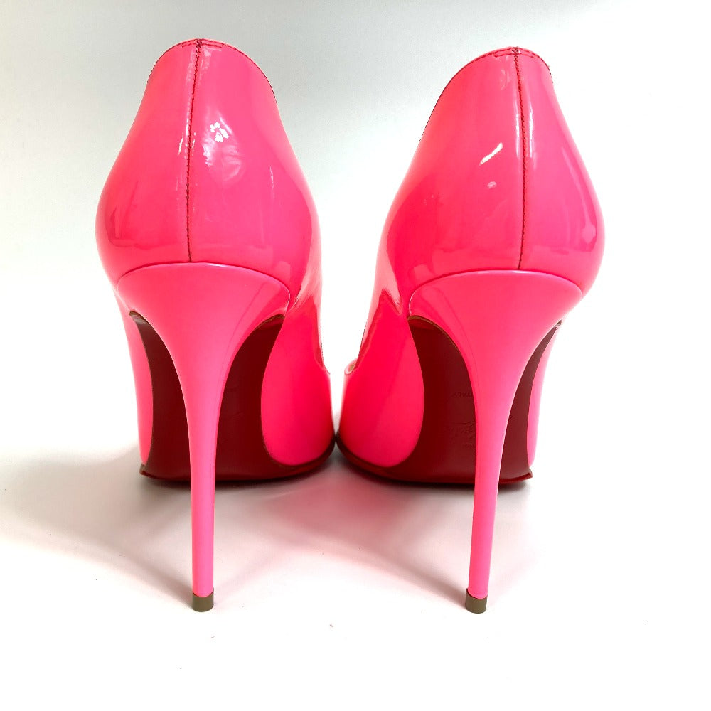 Christian Louboutin pumps 3140495 Patent leather Fluorescent pink Pigalle Follies Women 36 Used Authentic