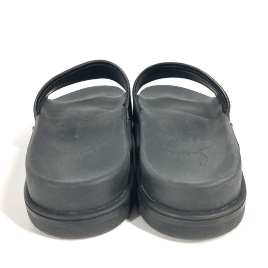 Christian Louboutin Sandals rubber black logo mens 43 Used Authentic