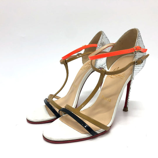 Christian Louboutin pumps Leather, Leather multicolor Women 36 Used Authentic
