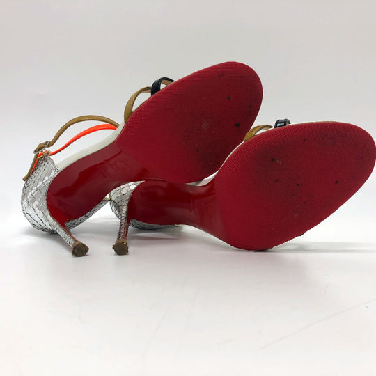 Christian Louboutin pumps Leather, Leather multicolor Women 36 Used Authentic