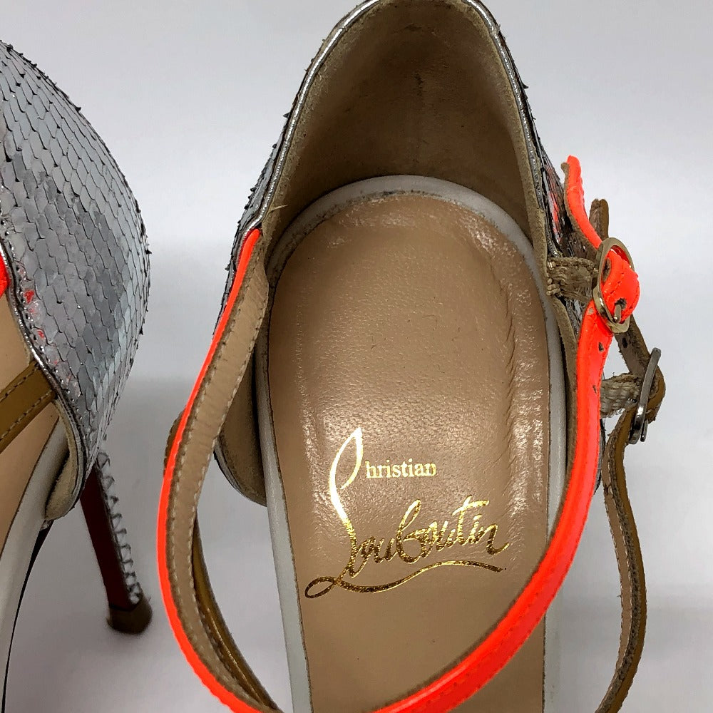 Christian Louboutin pumps Leather, Leather multicolor Women 36 Used Authentic