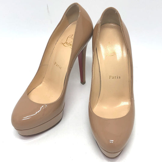 Christian Louboutin pumps enamel beige Women 38 Used Authentic