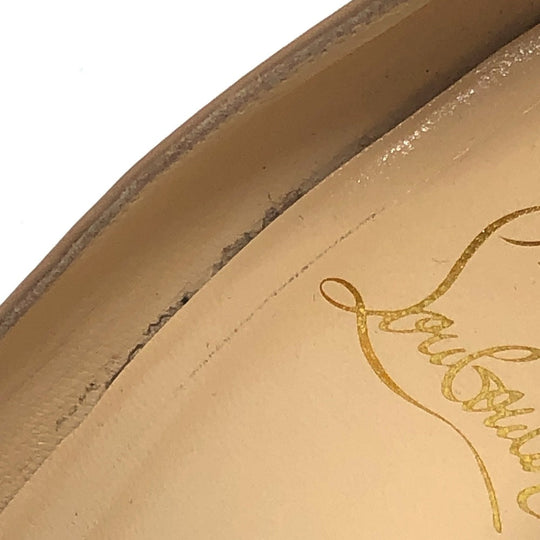 Christian Louboutin pumps enamel beige Women 38 Used Authentic