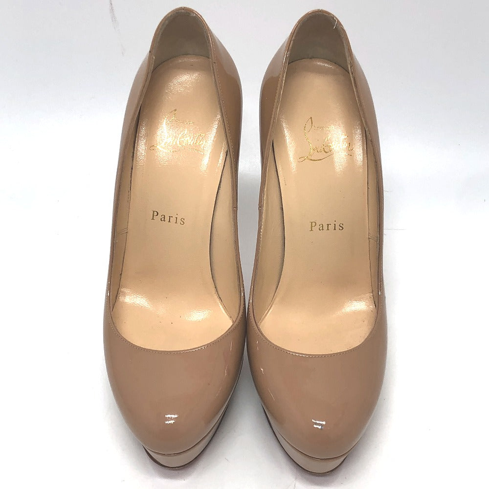 Christian Louboutin pumps enamel beige Women 38 Used Authentic