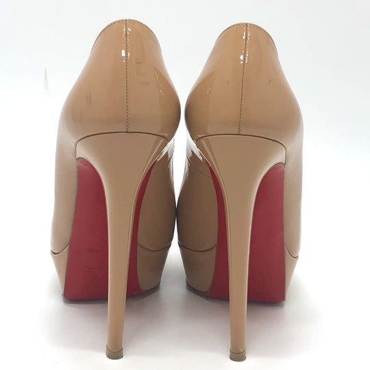 Christian Louboutin pumps enamel beige Women 38 Used Authentic