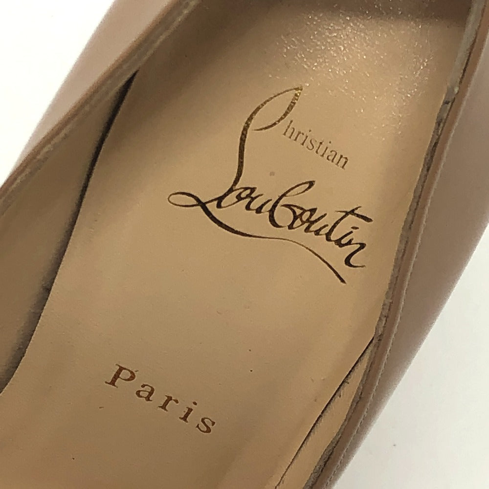 Christian Louboutin pumps enamel beige Women 38 Used Authentic