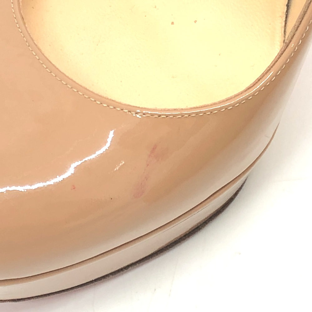 Christian Louboutin pumps enamel beige Women 38 Used Authentic