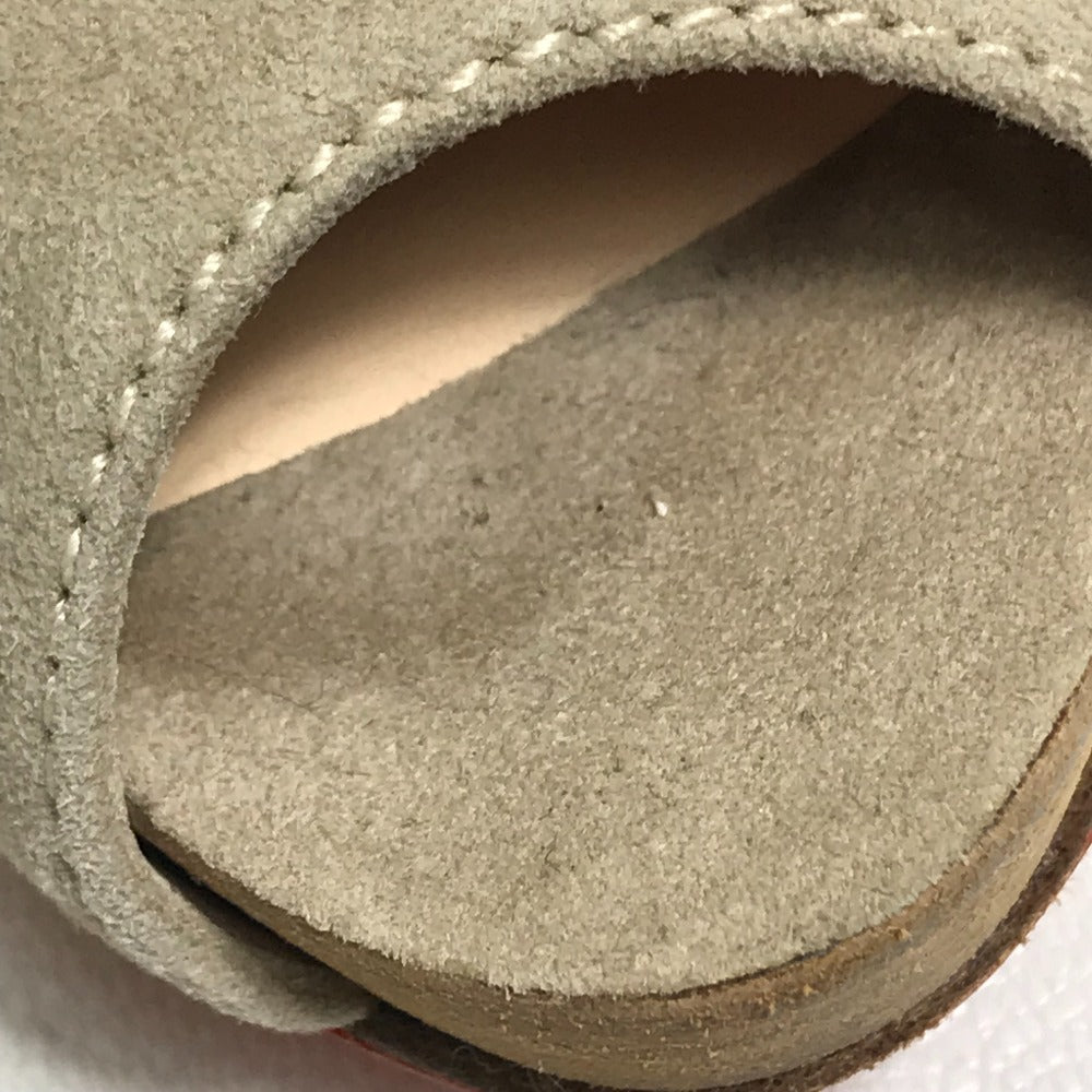Christian Louboutin boots suede beige Open to Women 35 Used Authentic
