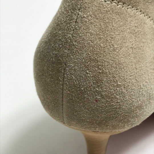 Christian Louboutin boots suede beige Open to Women 35 Used Authentic