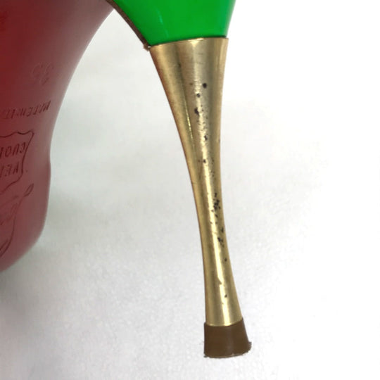 Christian Louboutin Sandals enamel green Heel Women 35 Used Authentic