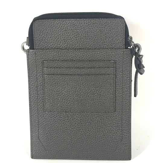 Christian Louboutin Shoulder Bag Canvas / leather black CL logo mens Used Authentic