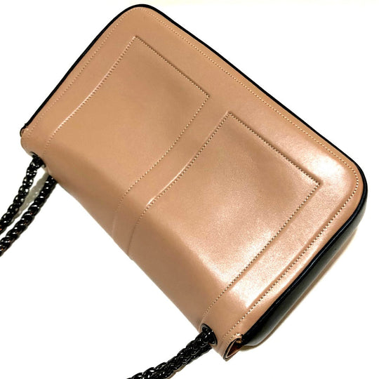 Christian Louboutin Shoulder Bag 1135015 leather beige Sweet charity Women Used Authentic