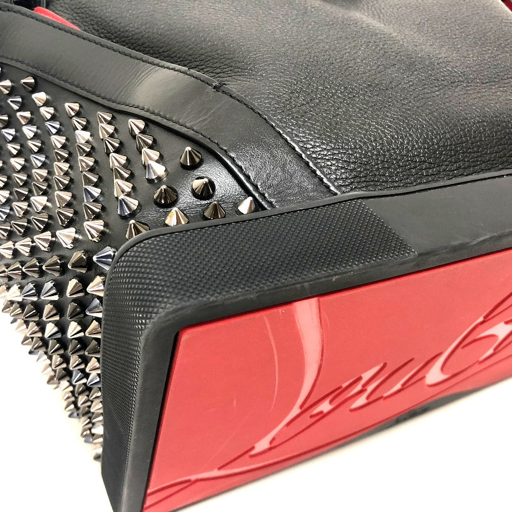 Christian Louboutin Backpack 1165167 leather black Spike studs Explorer Funk Women Used Authentic