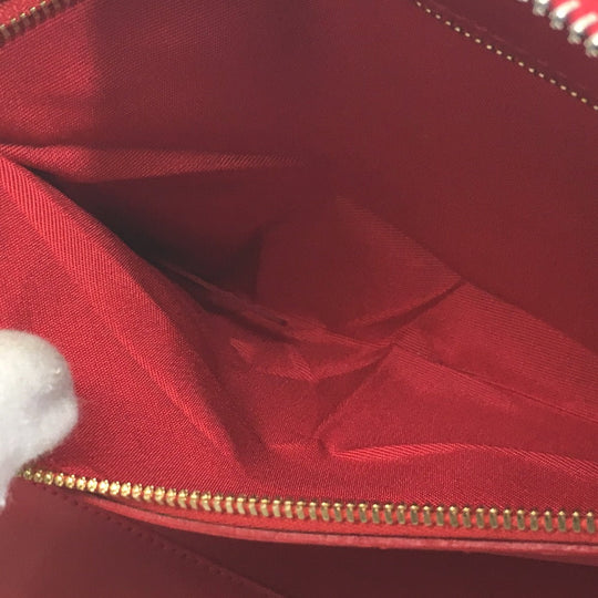 Christian Louboutin iPad case Enamel / leather Red Spike studs Clutch bag unisex(Unisex) Used Authentic